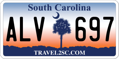 SC license plate ALV697