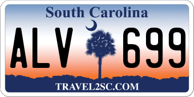 SC license plate ALV699