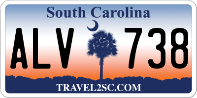 SC license plate ALV738