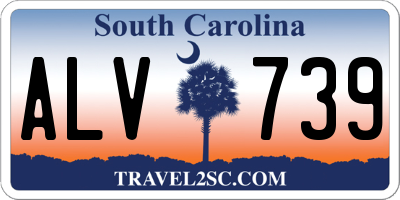 SC license plate ALV739