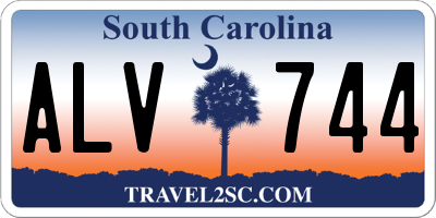 SC license plate ALV744