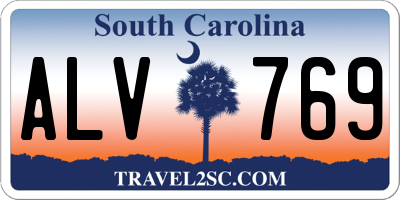 SC license plate ALV769