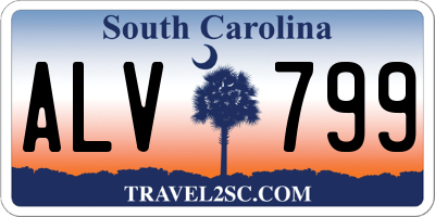 SC license plate ALV799