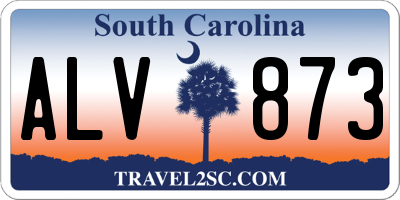 SC license plate ALV873