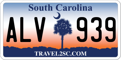 SC license plate ALV939