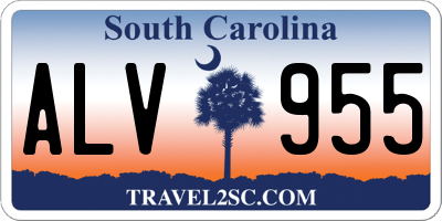 SC license plate ALV955
