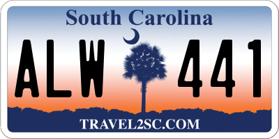 SC license plate ALW441