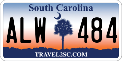 SC license plate ALW484