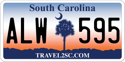 SC license plate ALW595