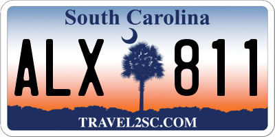 SC license plate ALX811