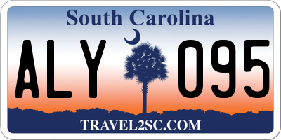 SC license plate ALY095