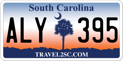 SC license plate ALY395