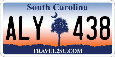 SC license plate ALY438
