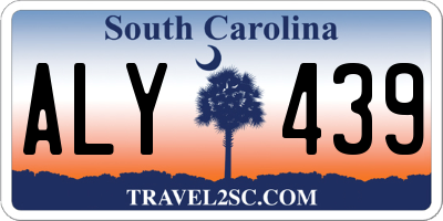SC license plate ALY439