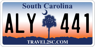 SC license plate ALY441