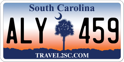 SC license plate ALY459