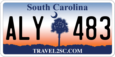 SC license plate ALY483