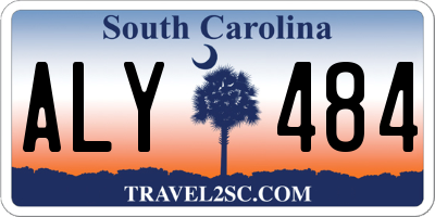 SC license plate ALY484