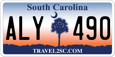 SC license plate ALY490
