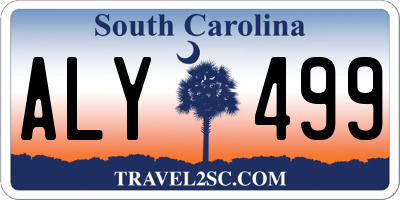 SC license plate ALY499
