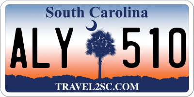 SC license plate ALY510