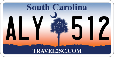 SC license plate ALY512