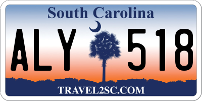 SC license plate ALY518
