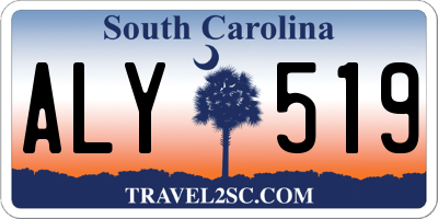 SC license plate ALY519