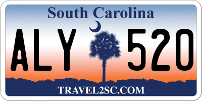 SC license plate ALY520