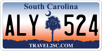 SC license plate ALY524