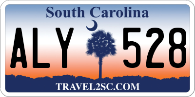 SC license plate ALY528