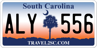 SC license plate ALY556
