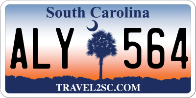 SC license plate ALY564