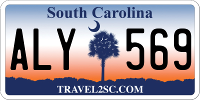 SC license plate ALY569