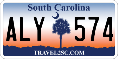 SC license plate ALY574