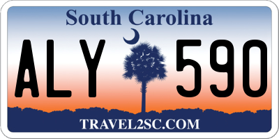 SC license plate ALY590