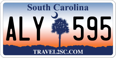 SC license plate ALY595