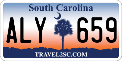 SC license plate ALY659