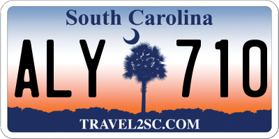 SC license plate ALY710