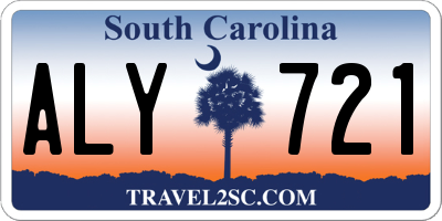 SC license plate ALY721