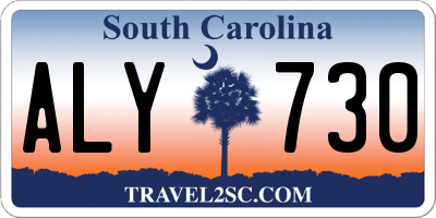 SC license plate ALY730