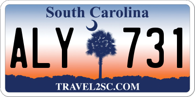 SC license plate ALY731