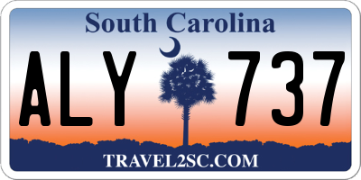 SC license plate ALY737