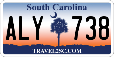 SC license plate ALY738