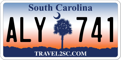 SC license plate ALY741