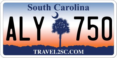 SC license plate ALY750
