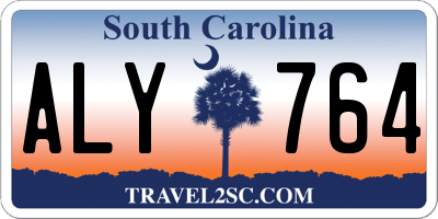 SC license plate ALY764