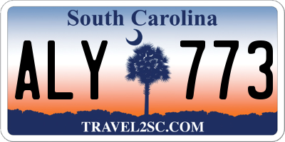 SC license plate ALY773