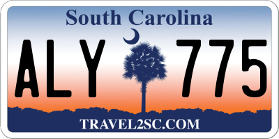 SC license plate ALY775