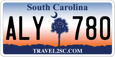 SC license plate ALY780